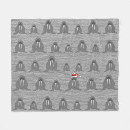 Walrus Fleece Blanket