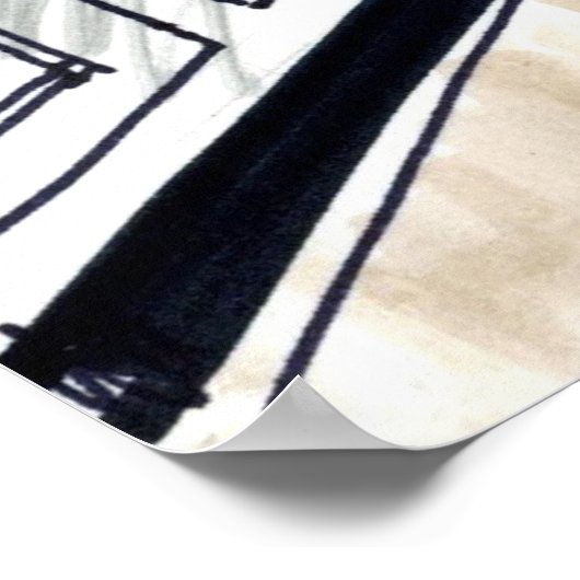 Walrus Frozen Section Funny Poster (Hoek)