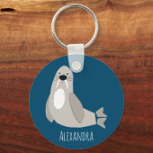 Walrus gepersonaliseerd sleutelhanger (Voorkant)