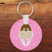 Walrus Glitter Sleutelhanger (Voorkant)