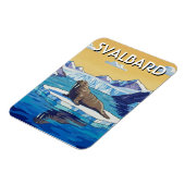 Walrus in Svalbard Noorwegen Magneet (Linkerzijde)