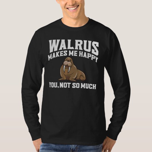 Walrus Kleding Geweldige Walrussen Ontwerp T-shirt (Voorkant)