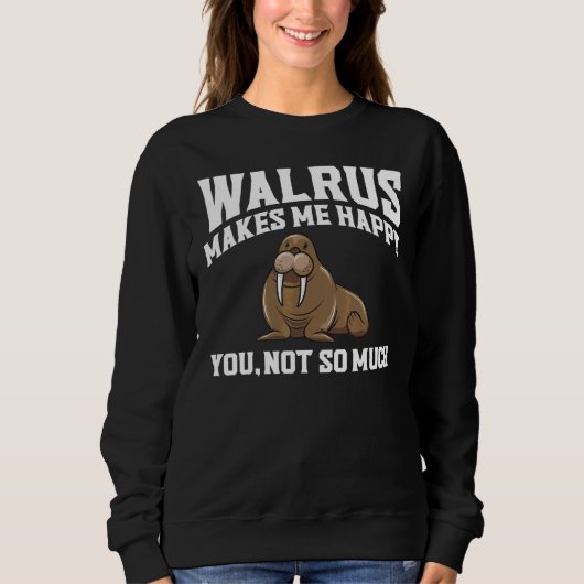 Walrus Kleding Geweldige Walrussen Ontwerp Trui (Voorkant)