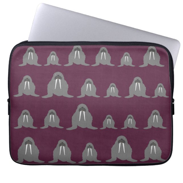 Walrus-laptophoes Laptop Sleeve (Voorkant)