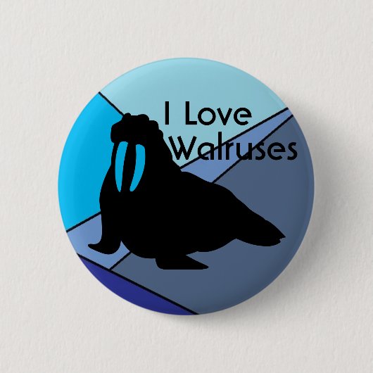 Walrus Love Button (Voorkant)