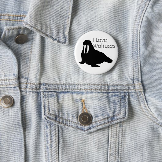 Walrus Love Button (In situ)