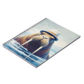 Walrus met pet notitieboek (Linkerzijde)