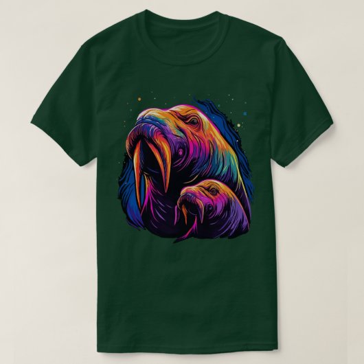 Walrus Moederdag T-shirt (Design voorkant)