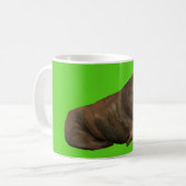 Walrus Mug - Green Koffiemok (Voorkant links)