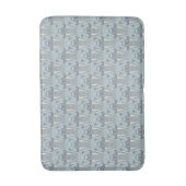 Walrus Mustache Pattern Badmat (Voorkant Verticaal)