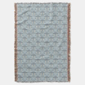 Walrus Mustache Pattern Deken (Voorkant Verticaal)