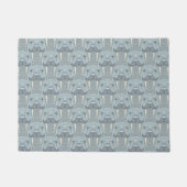 Walrus Mustache Pattern Deurmat (Voorkant)