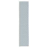 Walrus Mustache Pattern Korte Tafelloper (Voorkant)