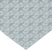 Walrus Mustache Pattern Korte Tafelloper (Hoek)