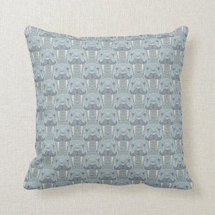 Walrus Mustache Pattern Kussen