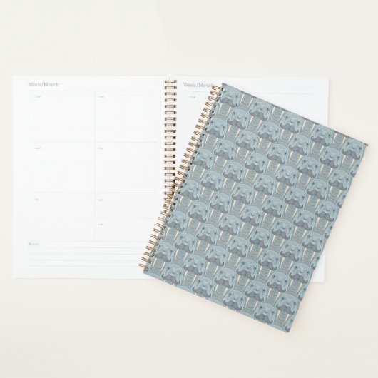 Walrus Mustache Pattern Planner (Display)
