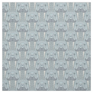 Walrus Mustache Pattern Stof