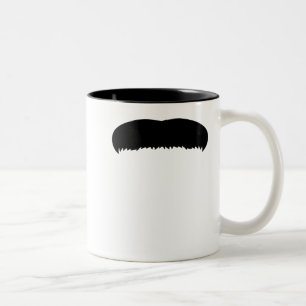 Walrus Mustache Tweekleurige Koffiemok