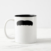 Walrus Mustache Tweekleurige Koffiemok (Links)