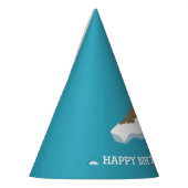 Walrus op een Iceberg Custom Birthday Party Feesthoedjes (Links)