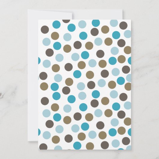 Walrus op een Iceberg Custom Birthday Party Kaart (Achterkant)