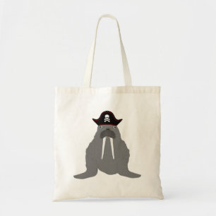 Walrus Pirate Canvas tas