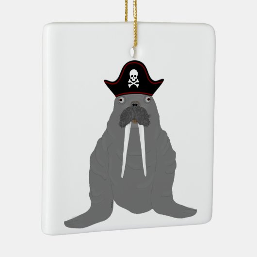 Walrus Pirate Ornament (Rechts)