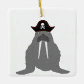 Walrus Pirate Ornament (Voorkant)