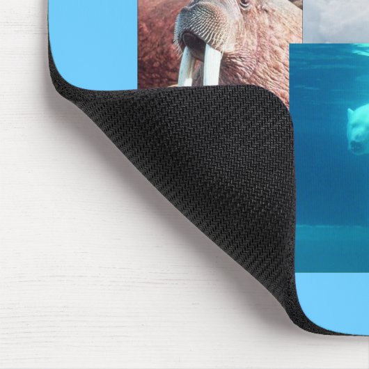 Walrus, Polar Beer, Zee Lion Bull Mousepad Muismat (Hoek)