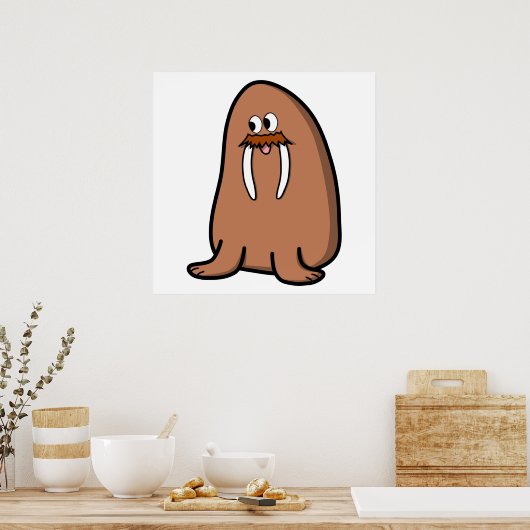 Walrus. Poster (Keuken)