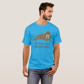 Walrus Realistic Style Illustratie Grafisch T-shirt (Voorkant volledig)