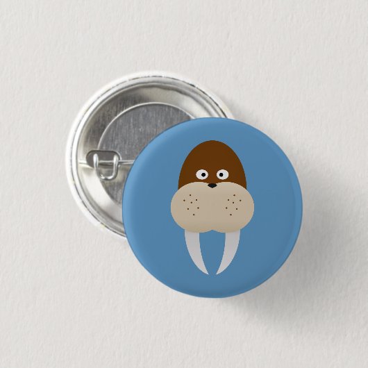 Walrus Ronde Button 3,2 Cm (Voorkant /achterkant)