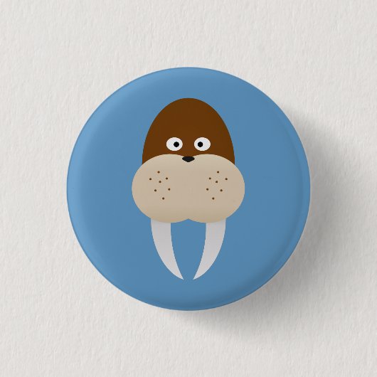 Walrus Ronde Button 3,2 Cm (Voorkant)