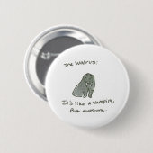 Walrus Ronde Button 5,7 Cm (Voorkant /achterkant)