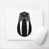 Walrus Silhouet Muismat (Met muis)