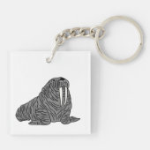 Walrus Sleutelhanger (Achterkant)