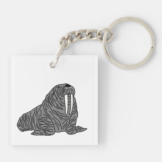 Walrus Sleutelhanger (Achterkant)