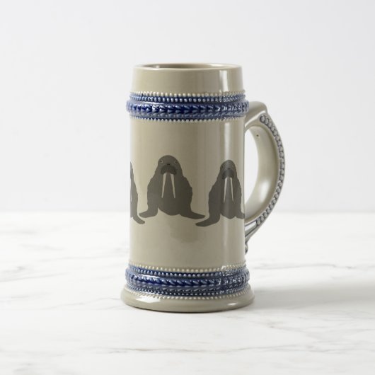 Walrus Stein Bierpul (Voorkant rechts)