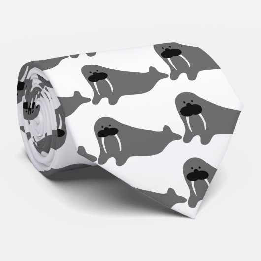 walrus-strippictogram stropdas (Opgerold)