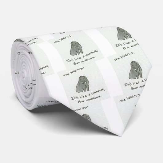 Walrus Stropdas (Opgerold)