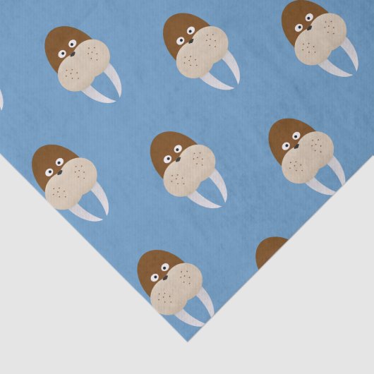 Walrus Tissuepapier (Detail)