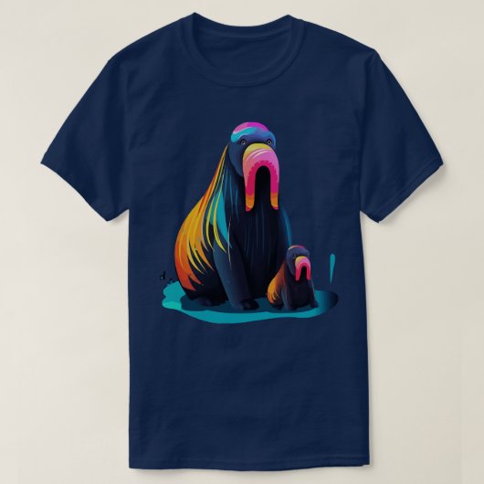 Walrus Vaderdag T-shirt (Design voorkant)