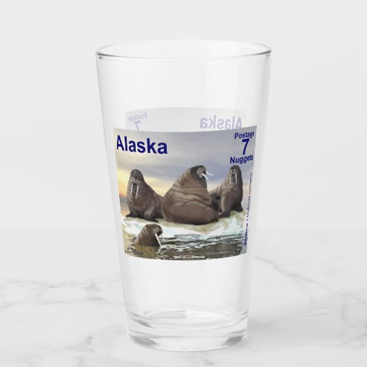 Walrus - Vier Broers - Alaska Postage Glas (Voorkant)