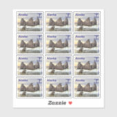 Walrus - Vier Broers - Alaska Postage Sticker (Vel)