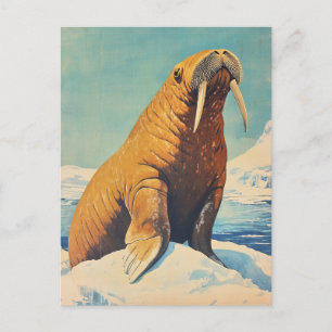 Walrus-vintage Briefkaart