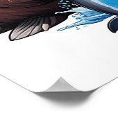 Walrus Vist in het Zee Poster (Hoek)