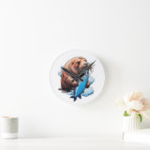 Walrus Vist in het Zee Ronde Klok (Huis)