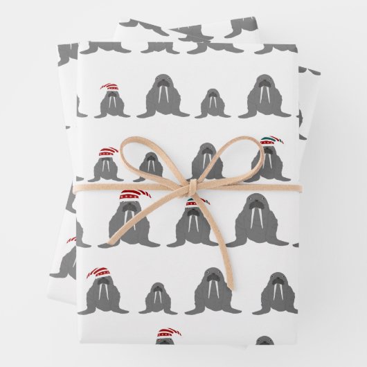 Walrus Wrapping Paper Sheets (In situ)