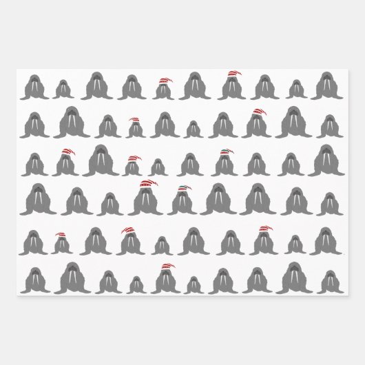 Walrus Wrapping Paper Sheets (Voorkant)