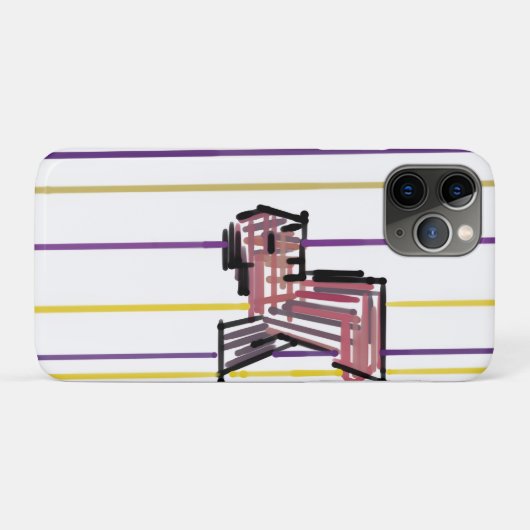 Walrus zomer vreugde Case-Mate iPhone case (Achterkant (horizontaal))